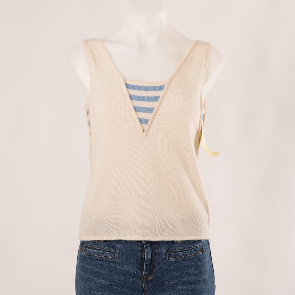 Rebecca Moses Cashmere Sleeveless Knit Top – Estimated size S –